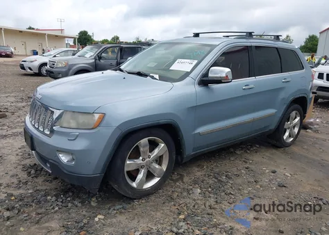 2013 Jeep Grand Cherokee Overland Summit из США, поврежденный, VIN 1C4RJFCT8DC612027